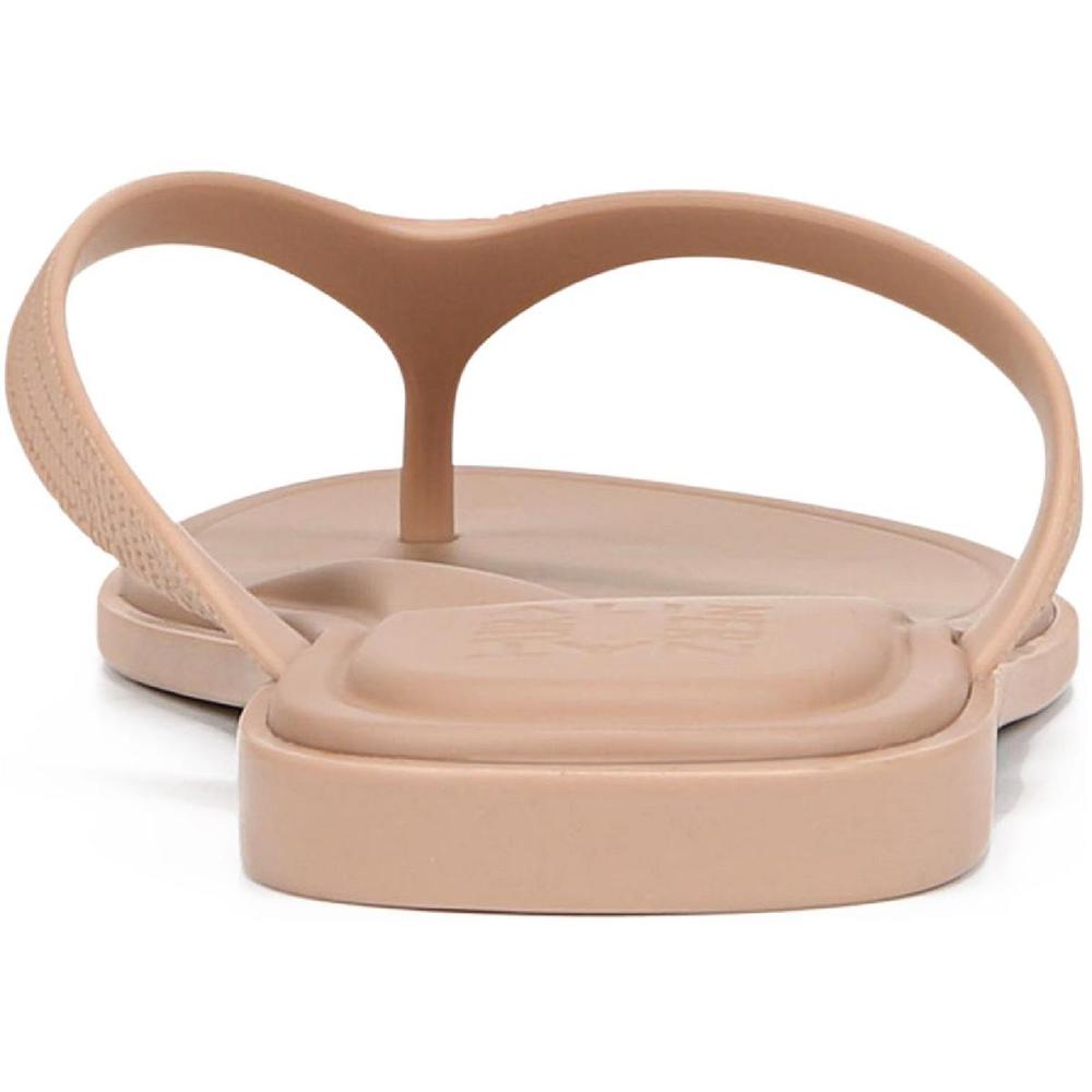 Naturalizer Womens Jemm Beige Faux Leather Flip Flop Flat Sandals Shoes NWT - Picture 3 of 3